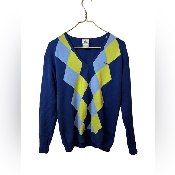 Lacosteargyle sweater 46